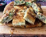 A picture of step 8 of Meatless Martabak Telur.