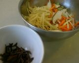A picture of step 1 of Taiwanese Hot and Sour Soup with Leftover Vegetables.