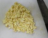 A picture of step 2 of Matcha Scones with White Chocolate.