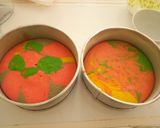 A picture of step 6 of Marble cake.
