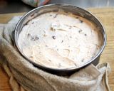 A picture of step 14 of Uji-Kintoki Inspired No-Bake Cheese Cake with Condensed Milk and Adzuki.