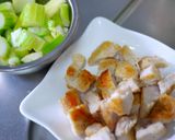 A picture of step 3 of Chicken and Celery Mustard Salad.