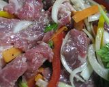 A picture of step 6 of Japanese-Style Steak – Great with Rice.