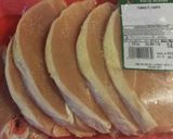 A picture of step 2 of Sharon's golden fried TURKEY chops.