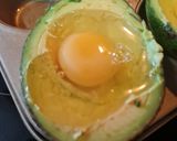 A picture of step 3 of Baked Avocado Eggs.