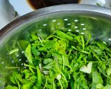 A picture of step 1 of Green chutney (Ramadan ki Tiyari).