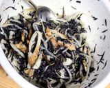 A picture of step 2 of Hijiki Seaweed and Chikuwa in Miso Honey Mayonnaise.