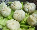 A picture of step 15 of Easy Shrimp and Edamame Steamed Dumplings.