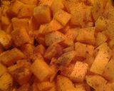 A picture of step 3 of Butternut squash, pecan sauté.