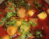 A picture of step 4 of Koftay aloo😋.