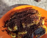 Foto langkah ke 5 dari resep Pisang Bakar Cokelat Keju.