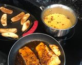Foto del paso 1 de la receta: Salmón al chile guajillo