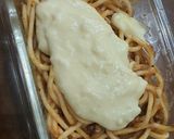Foto langkah ke 3 dari resep Creamy Baked Spaghetti.