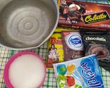 Foto langkah ke 4 dari resep Puding Coklat Oreo.
