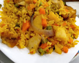 A picture of step 4 of Veggies Jollof rice.