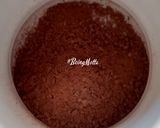 A picture of step 2 of Chocolate Walnut Hot Milk.