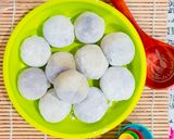 A picture of step 6 of Bi-colour Sweet Potato Mochi.