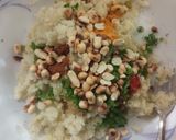 A picture of step 1 of Peanut potato sesame kebab.