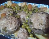 صورة لخطوة 3 من وصفة دولمة قرنون بالجلبانة😋