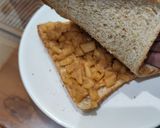 Foto langkah ke 2 dari resep Roti Bakar Isi Apel.