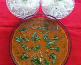 A picture of step 5 of Mung masala.