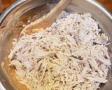 A picture of step 3 of Buffalo Chicken Dip.