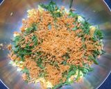 A picture of step 1 of Corn Spinach Besan Tikki.