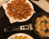 Hình bước làm 5 của món Bí đỏ kén