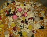 A picture of step 6 of Pakistani zarda.