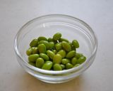 A picture of step 1 of Edamame Tofu.