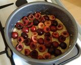 A picture of step 8 of Vickys Cherry Frangipane-Streusal Cake, GF DF EF SF.