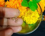 A picture of step 5 of Marigold Flower Tea.