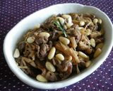 A picture of step 5 of Simmered Beef and Enoki Mushrooms.