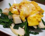 A picture of step 6 of Spinach with Soft-Cooked Eggs.