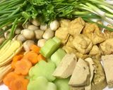 Hình bước làm 1 của món Bánh Canh Bột Mì Nấu Chay