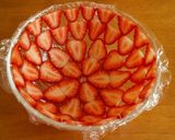A picture of step 3 of Condensed Milk Strawberry Mousse.