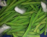 A picture of step 2 of Green Bean Bundles.