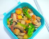 Foto langkah ke 4 dari resep Tumis ayam sayur & nanas.