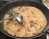 A picture of step 21 of Authentic Porcini and Cream Risotto.