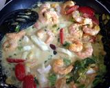 A picture of step 6 of King Prawns With Fenugreek (jheenga Methi).