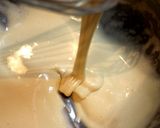 A picture of step 3 of Uji-Kintoki Inspired No-Bake Cheese Cake with Condensed Milk and Adzuki.