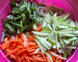Gambar langkah 6 resipi Kimchi.