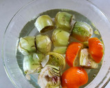 Foto del paso 1 de la receta: Alcachofas en fila
