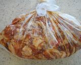 A picture of step 1 of Easy Meat Wrapped Cheese Onigiri Using Kitchen Parchment Paper.