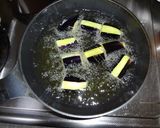 A picture of step 2 of Eggplant with Dengaku Miso - Long Eggplant Version.
