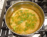 A picture of step 3 of Miso Ramen Soup.