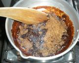 A picture of step 2 of Kuromitsu [Recipe No. 6 for Japanese Expats].