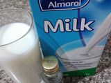 عصير شراب اللوز اكيد غير شكل 😍🥛