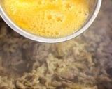 A picture of step 7 of Sukiyaki-Style Beef and Shimeji Mushrooms with Egg.