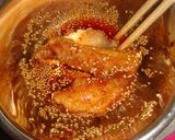A picture of step 6 of Chicken Wing Karaage with Sweet & Spicy Sauce.